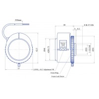 Goyo GA45018AC 1-inch 50mm F1.8-360 Auto Iris Lens